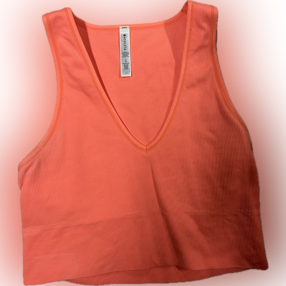 Athleta Aurora Crop Rib Tank
